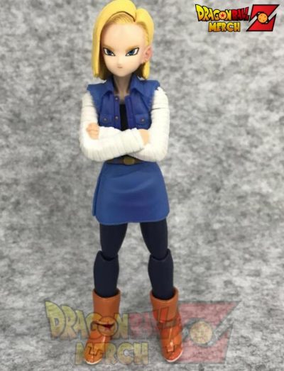 14Cm Dragon Ball Z Android No. 18 Articulated