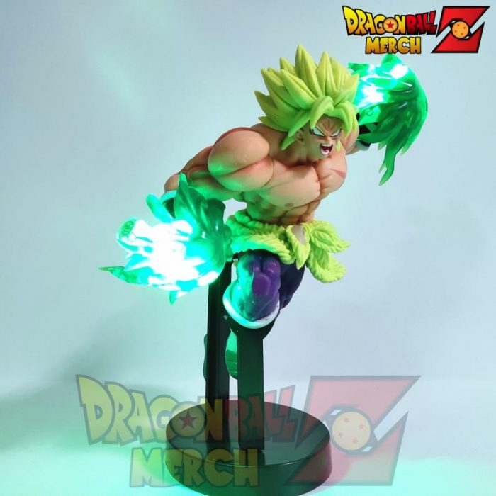 21Cm Dragon Ball Z Broly Led Effect Action Figures Toys