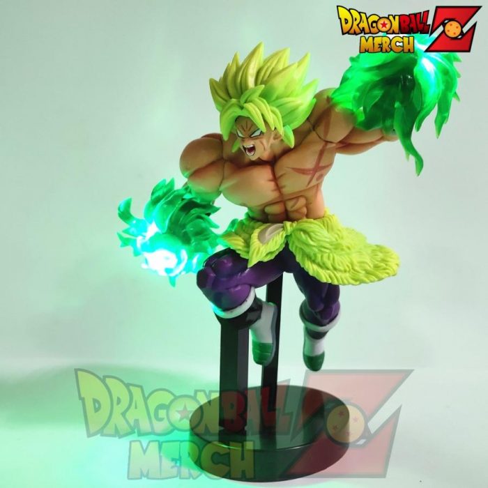 21Cm Dragon Ball Z Broly Led Effect Action Figures Toys