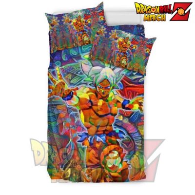 Abstract Goku Dbz Bedding Set - Black / Us Twin