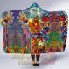 Abstract Goku Dbz Hooded Blanket