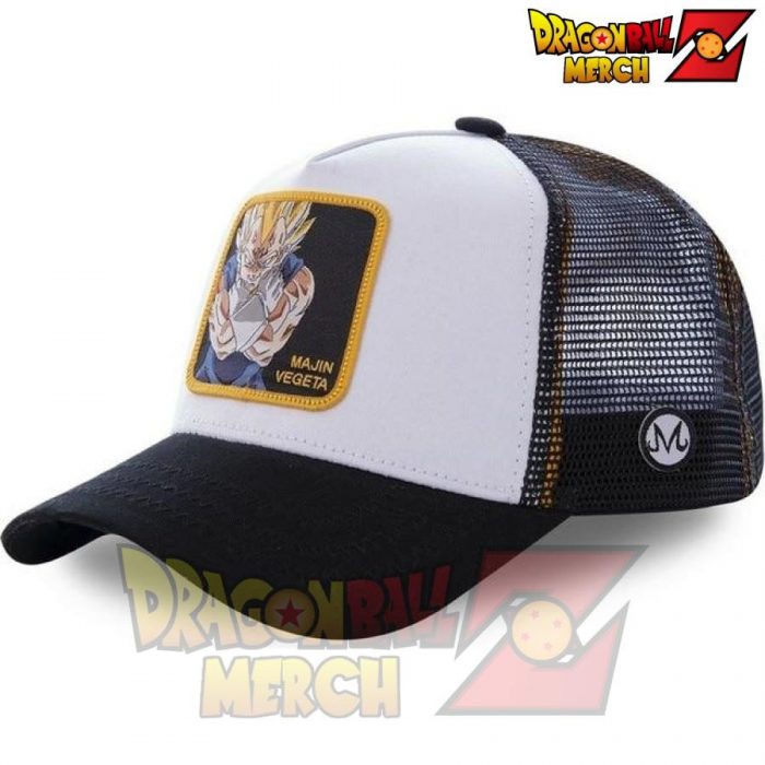 All Styles Dragon Ball Z Snapback Baseball Cap 2021 Majin Vegeta White