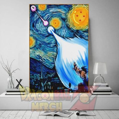 Art Painting Van Goghs Goku Abstract Canvas