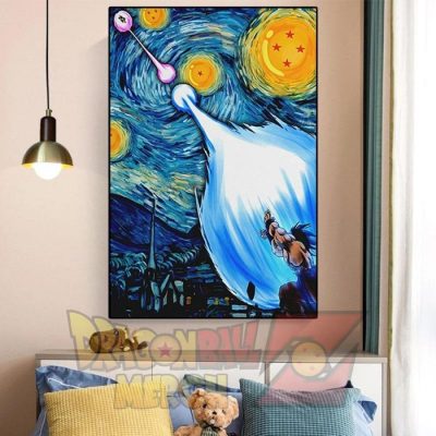 Art Painting Van Goghs Goku Abstract Canvas