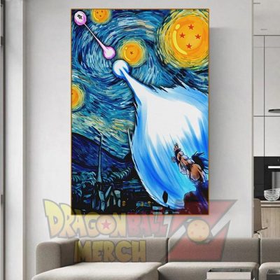 Art Painting Van Goghs Goku Abstract Canvas