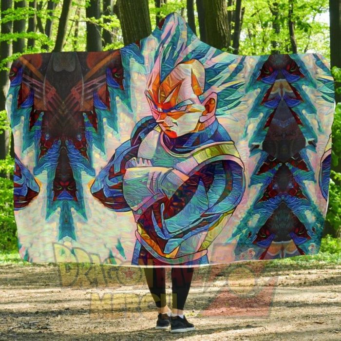 Blazing Vegeta Dbz Hooded Blanket