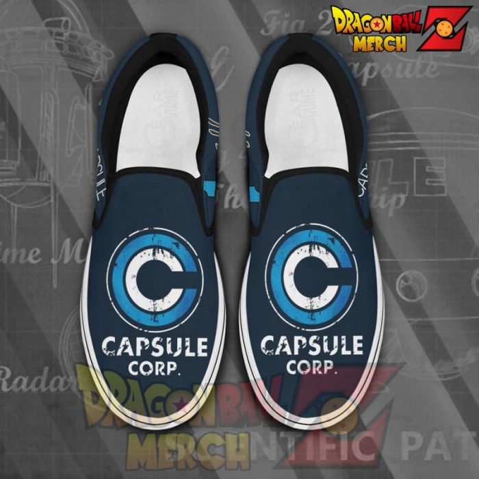 Capsule Corp Slip-On Shoes Dragon Ball Custom Anime Pn11 Men / Us6 Slip-On