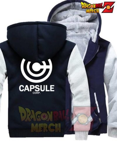 Dbz Capsule Corp Fleece Jacket Light Blue / S