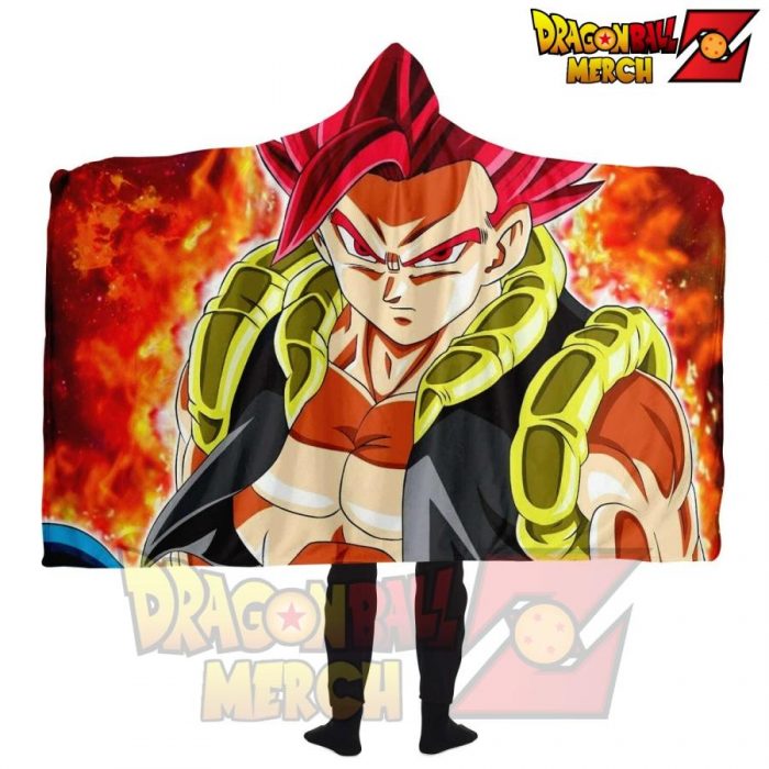 Dbz Hooded Blanket #01 Adult / Premium Sherpa - Aop