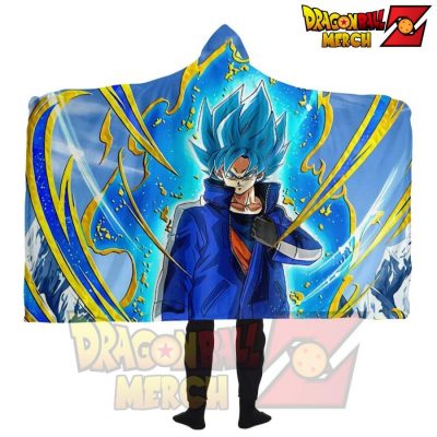 Dbz Hooded Blanket #03 Adult / Premium Sherpa - Aop