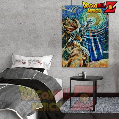 Dbz Starry Night Kamehameha Canvas Wall Art 2