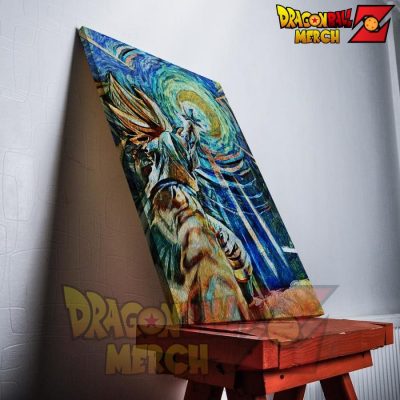 Dbz Starry Night Kamehameha Canvas Wall Art 2