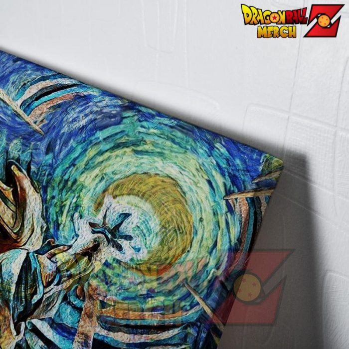 Dbz Starry Night Kamehameha Canvas Wall Art 2