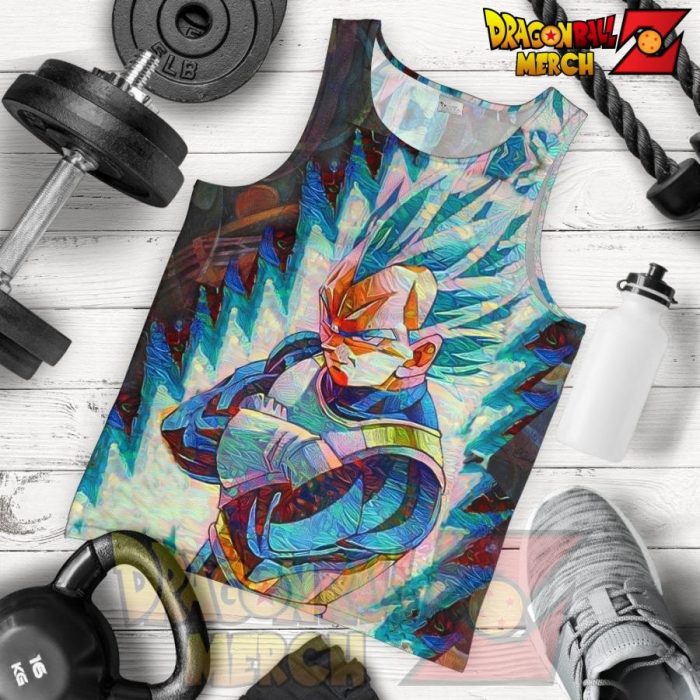 Dragon Ball Z Blazing Vegeta Premium Tank Top S