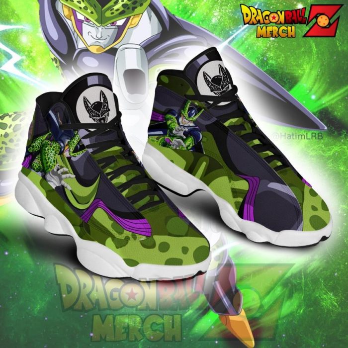 Dragon Ball Z Cell Jordan 13 Shoes Fighting Jd13 Sneakers