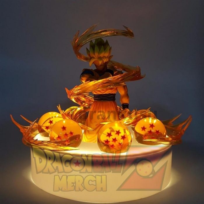 Dragon Ball Z Son Goku Crystal Balls Led Lamp Set