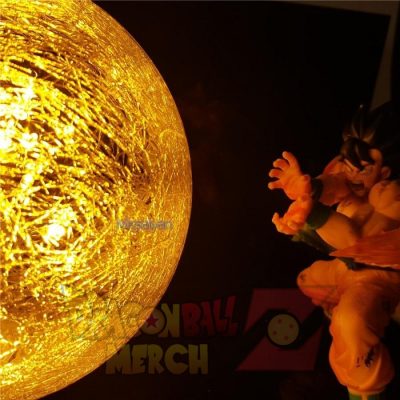 Dragon Ball Z Son Goku Vs Freeza Led Light Table Lamp