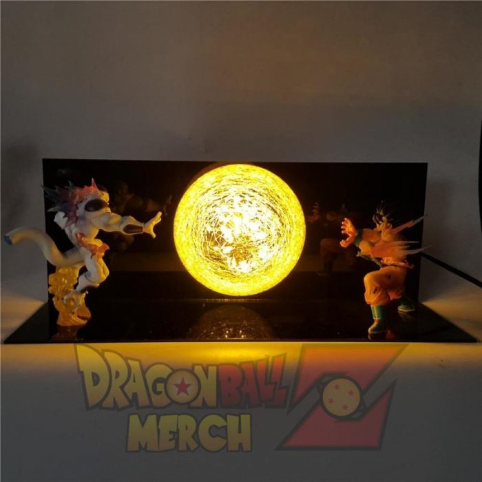 Dragon Ball Z Son Goku Vs Freeza Led Light Table Lamp