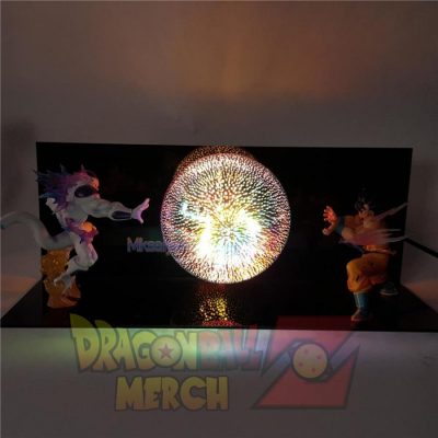 Dragon Ball Z Son Goku Vs Freeza Led Light Table Lamp