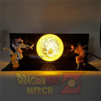 Dragon Ball Z Son Goku Vs Freeza Led Light Table Lamp