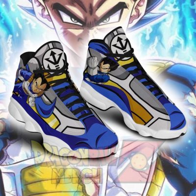 Dragon Ball Z Vegeta Uniform Jordan 13 Sneakers Shoes Jd13