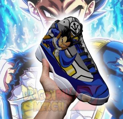 Dragon Ball Z Vegeta Uniform Jordan 13 Sneakers Shoes Jd13