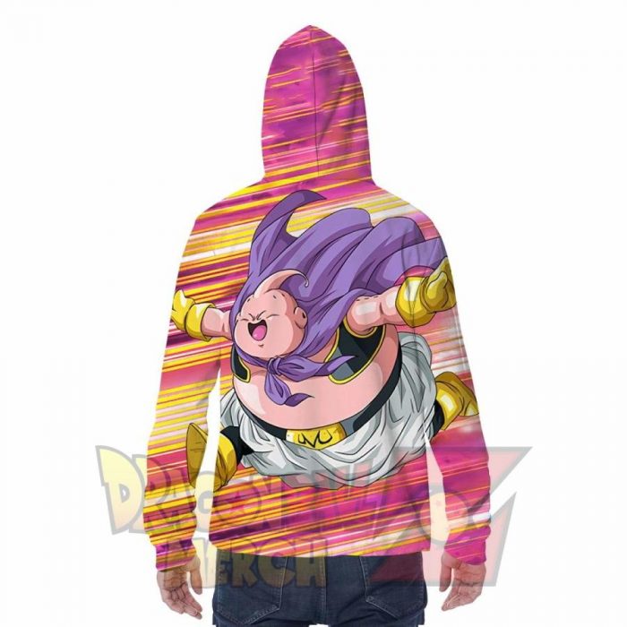 Fat Majin Buu Hoodie With Face Mask Fashion - Aop