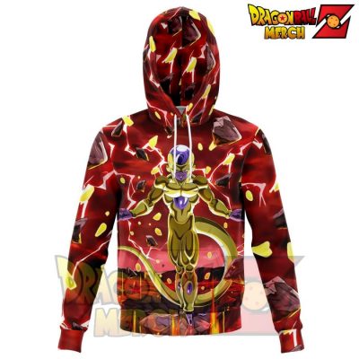 Freeza Golden 3D Hoodie Xs Fashion - Aop