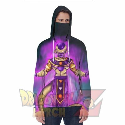 Freeza Sama Hoodie With Face Mask S Fashion - Aop