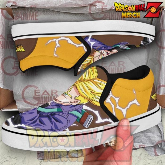 Future Trunks Slip-On Shoes Dragon Ball Custom Anime Pn11 Slip-On