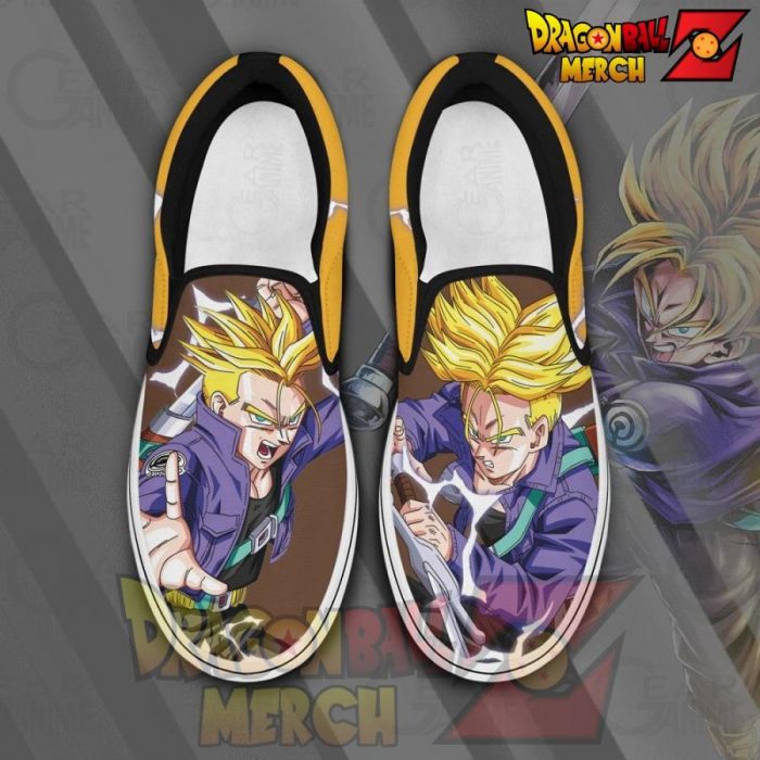 Future Trunks Slip-On Shoes Dragon Ball Custom Anime Pn11 Men / Us6 Slip-On