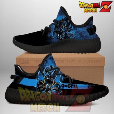 Gogeta Blue Yeezy Shoes Silhouette No.3 Men / Us6