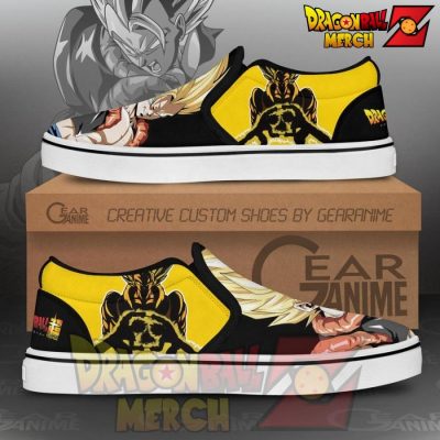 Gogeta Slip-On Shoes Dragon Ball Custom Anime Pn11 Slip-On