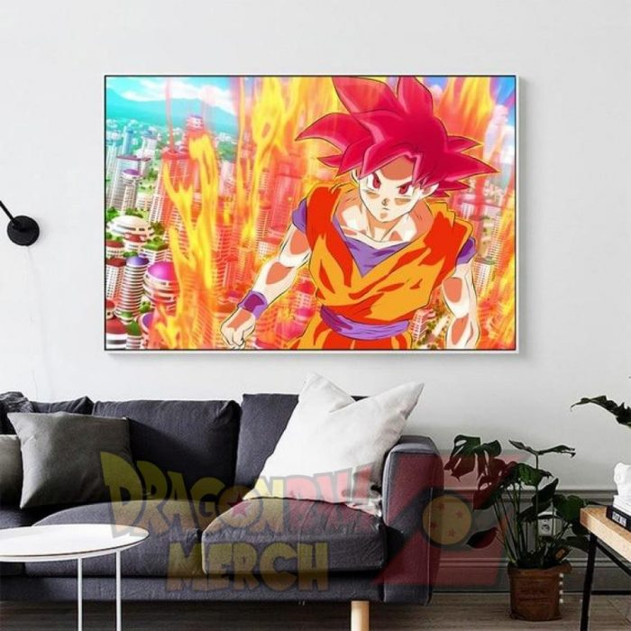 Gohan Mystic Poster Print Oil Canvas 50X70Cm Unframed / A