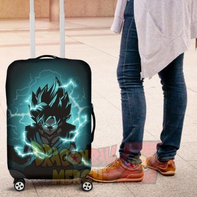 Goku Blue Luggage Covers