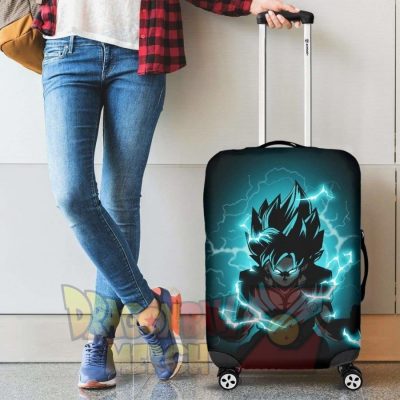 Goku Blue Luggage Covers