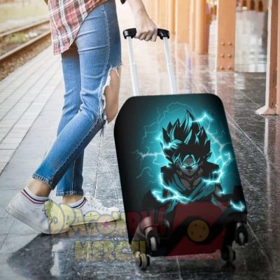 Goku Blue Luggage Covers