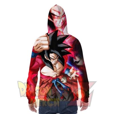 Goku Ssj4 Hoodie With Face Mask Fashion - Aop