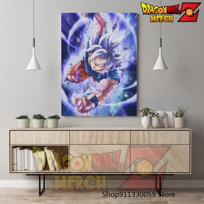 Goku Ultra Instinct Canvas Painting Decor Wall Art