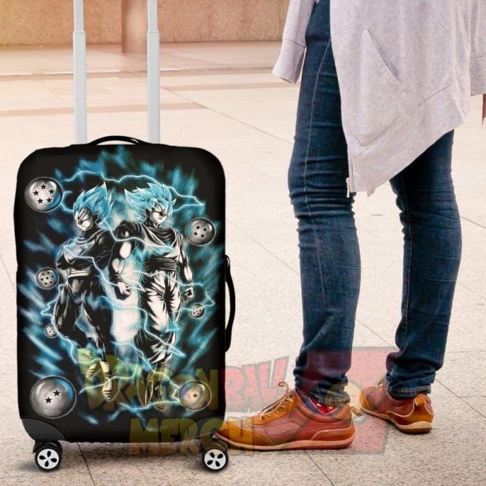 Goku Vegeta Blue Luggage Covers Luggage Covers