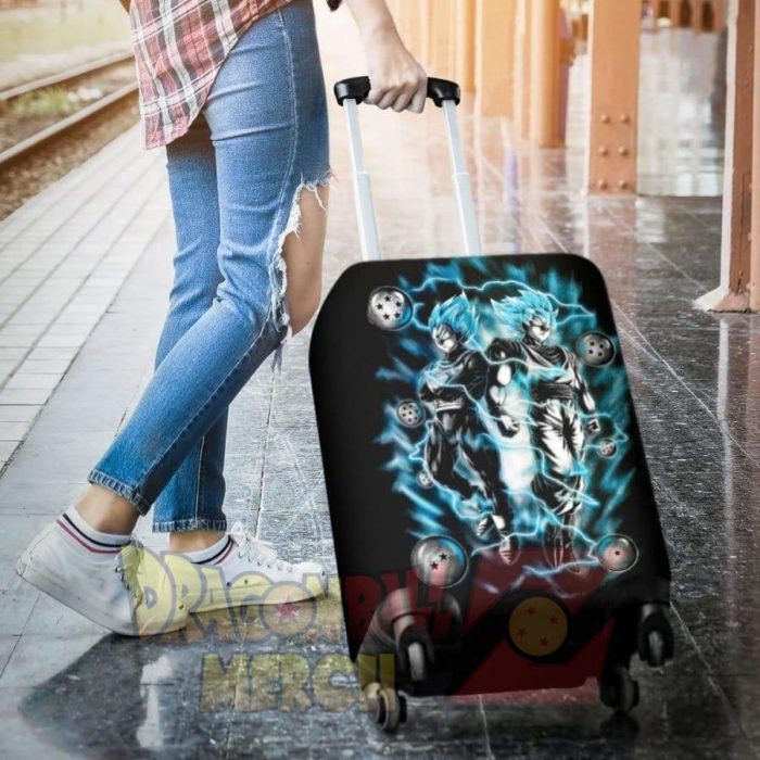 Goku Vegeta Blue Luggage Covers Luggage Covers