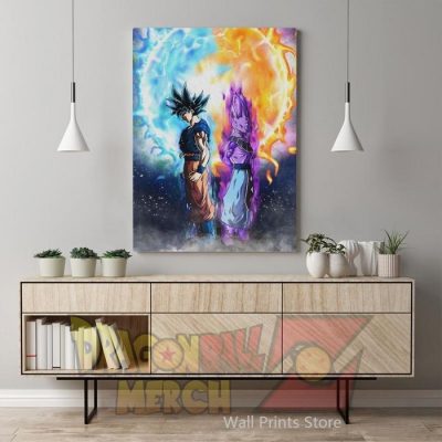 Goku Vs Beerus Canvas Painting