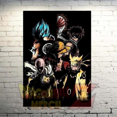 Japan Anime Cartoon Characters Poster Canvas Painting