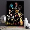 Japan Anime Cartoon Characters Poster Canvas Painting