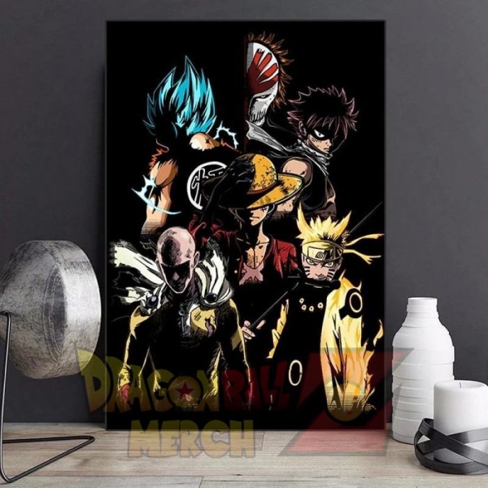 Japan Anime Cartoon Characters Poster Canvas Painting