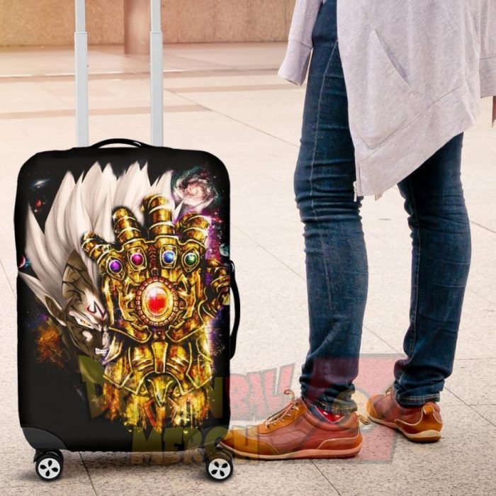 Majin Vegeta Ultra Instinct With Infinity Gauntlet Luggage Covers Luggage Covers