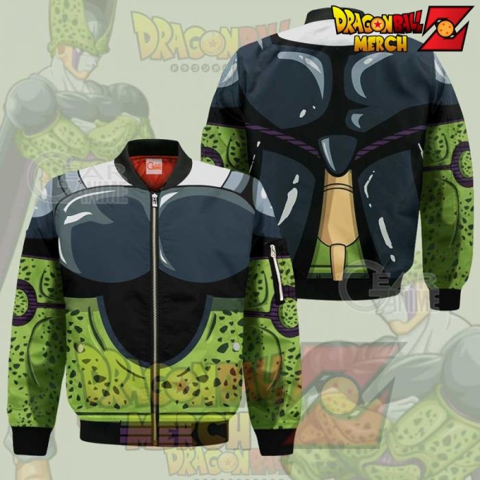 Perfect Cell Dragon Ball Costume Anime Hoodie Shirt Bomber Jacket / S All Over Printed Shirts