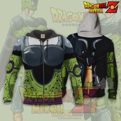 Perfect Cell Dragon Ball Costume Anime Hoodie Shirt / S All Over Printed Shirts