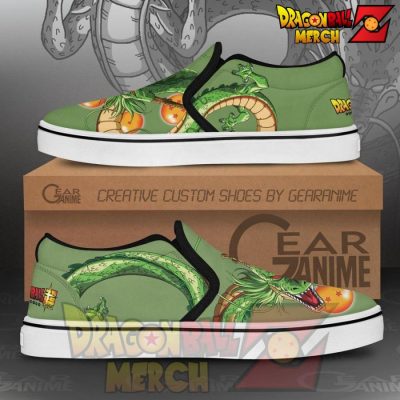 Shenron Slip-On Shoes Dragon Ball Custom Anime Pn11 Men / Us6 Slip-On