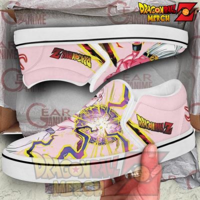 Skinny Majin Buu Slip-On Shoes Dragon Ball Custom Anime Pn11 Slip-On